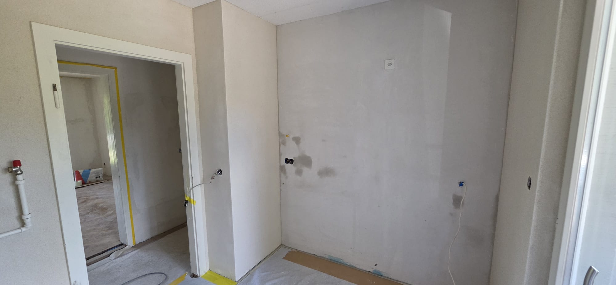 Zimmer vorher – Renovation im Gange